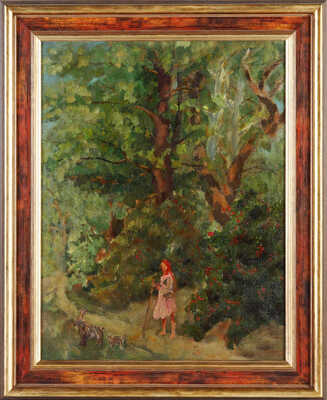 Ефремова-Гейдор Елена Николаевна. Девочка с козой 